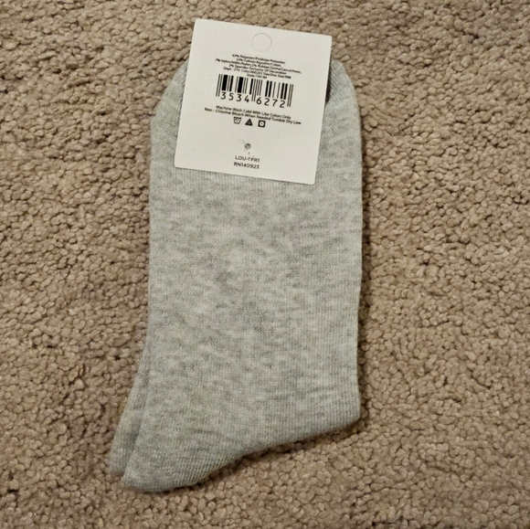 3for21 LOFT Lou and Grey Varsity Crew Socks - Picture 2 of 3